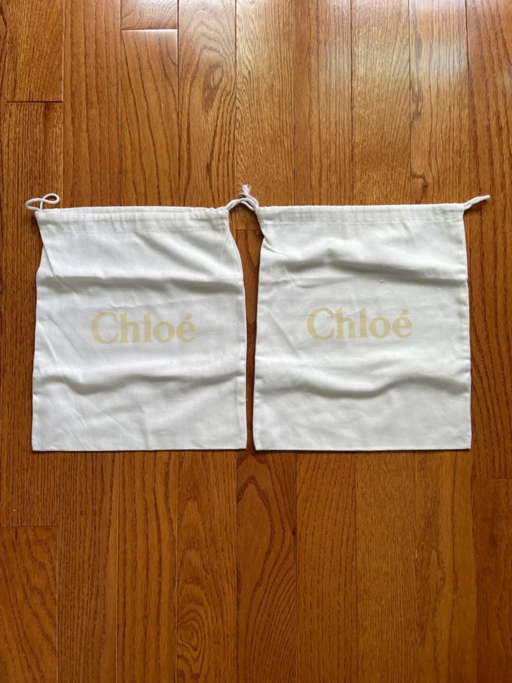 Chloe Cream Drawstring Dust Bag Set - Picture 1 of 3